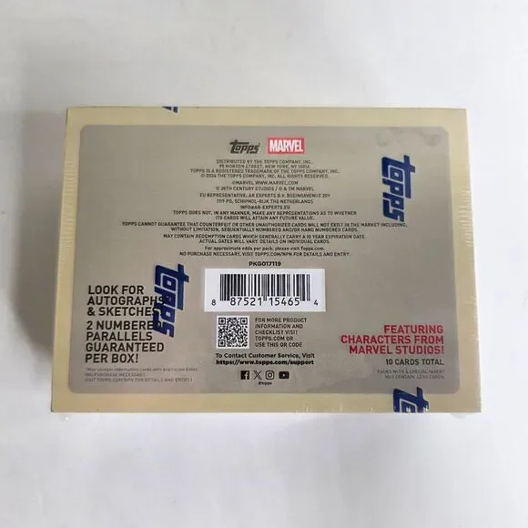 2026 Topps Brooklyn Collection - Hobby Box - Marvel Captain America - NEW SEALED - Picture 3 of 7